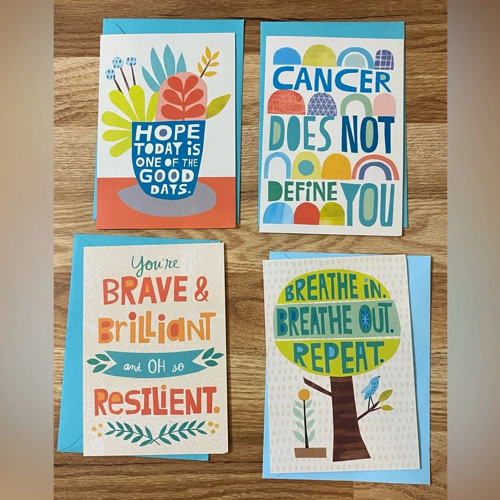Cancer Inspirational Cards Hallmark New